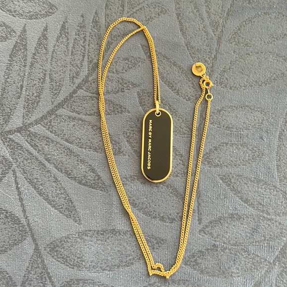 Long Marc jacobs dog tag and chain - Picture 1 of 5